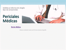 Tablet Screenshot of peritajemedico.com